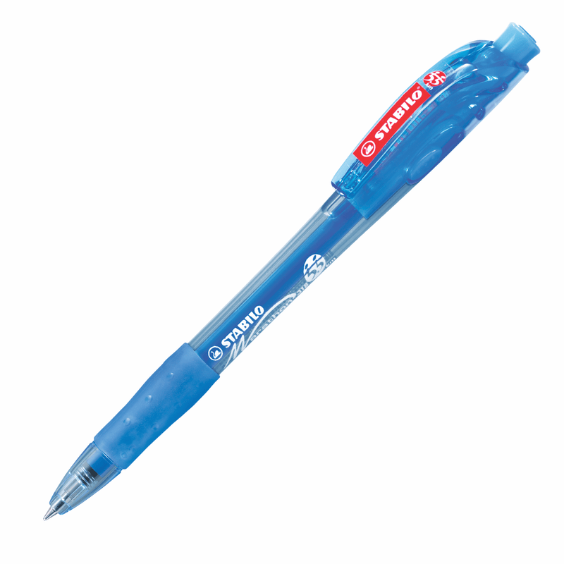 Bolígrafo Stabilo Tinta Seca (318f) Marathon Punta Fina 0.38mm Color Azul