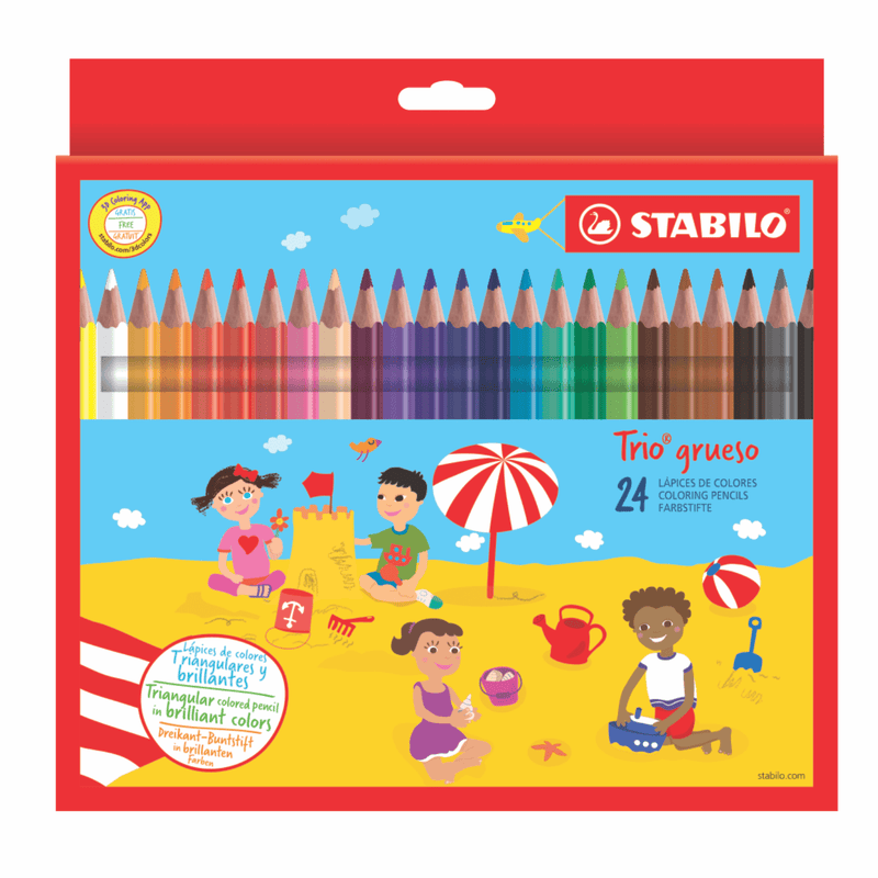 Colores Stabilo Trio Extra Gruesos (396/24) (X24)