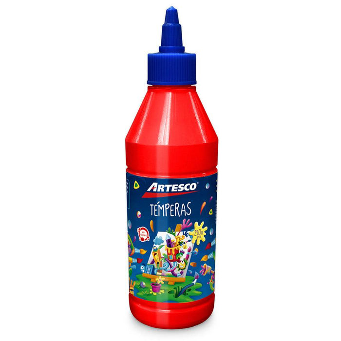 Témpera Artesco Escolar 250 ml Rojo