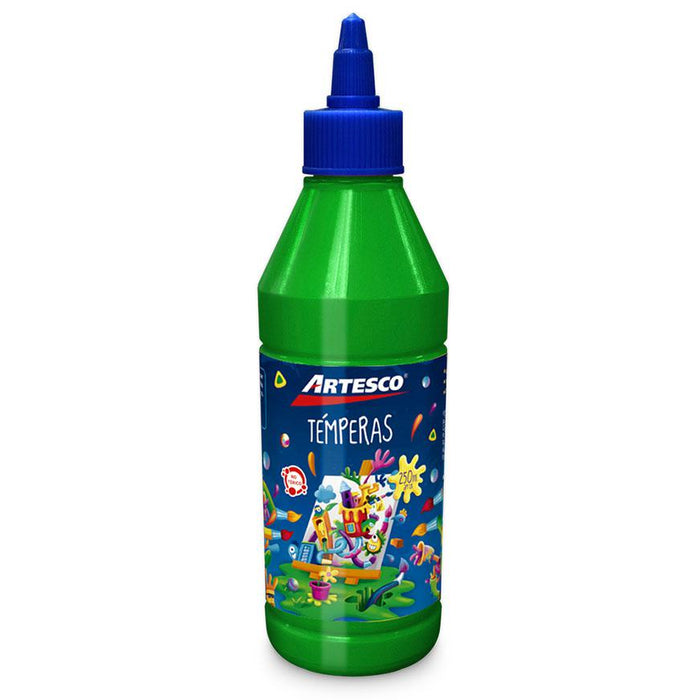 Témpera Artesco Escolar 250 ml Verde