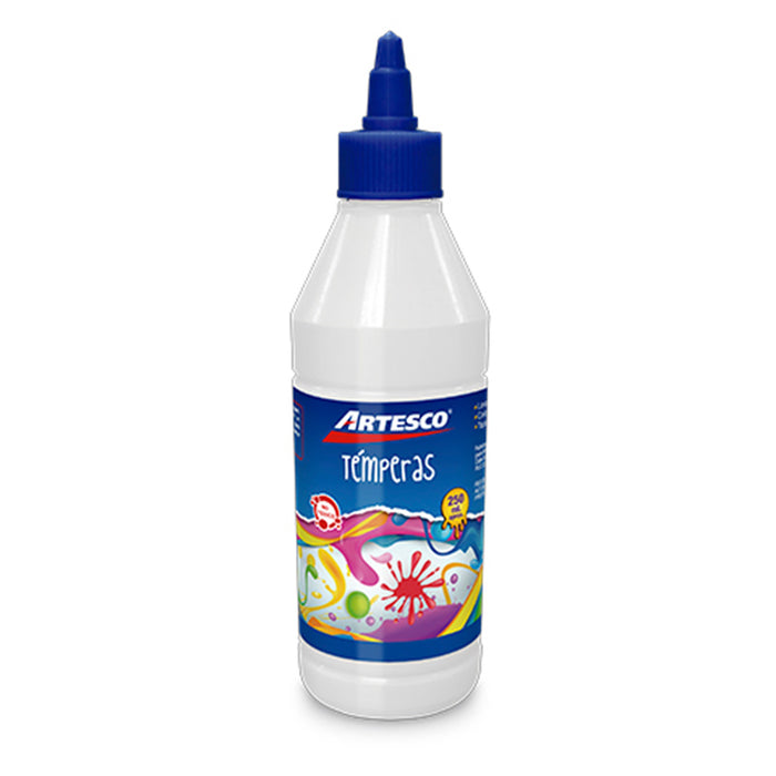 Tempera Artesco Escolar X250Ml Blanco