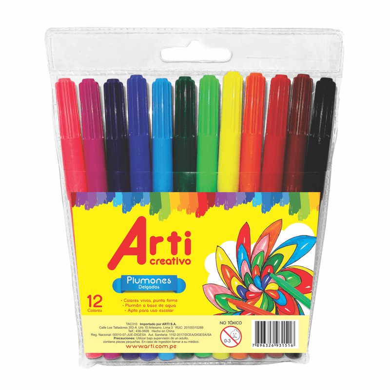 Plumon Arti Creat (Tac310) P/Delgada (X12)