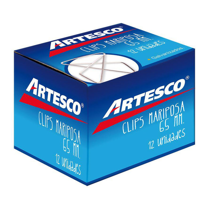 Clip Mariposa Artesco Grande (X12)