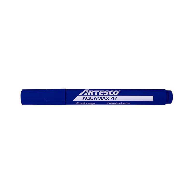 Plumon Artesco Aquamax (47) P/Gruesa 1-3Mm Azul