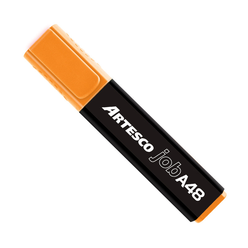Resaltador Artesco Job P/Biselada Naranja
