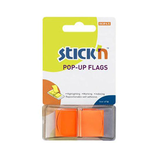 Banderitas Stick'N Pop Up (26012) (1¨) Naranja Neon