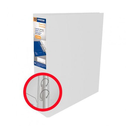 Pioner Vinifan Universal A4 2 Anillos 45mm (450hjs) Blanco