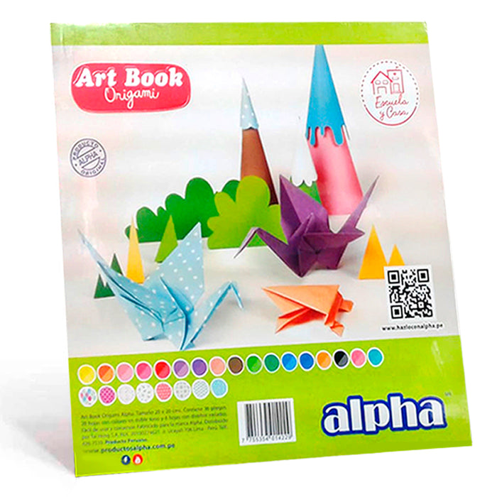 Block Alpha Art Book Origami (52737) (40hjs)
