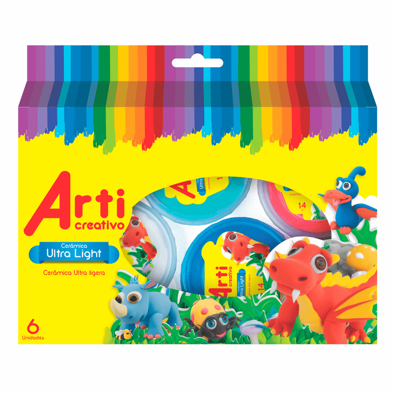 Cerámica Ultra Light Arti Creativo x6 Colores 14g