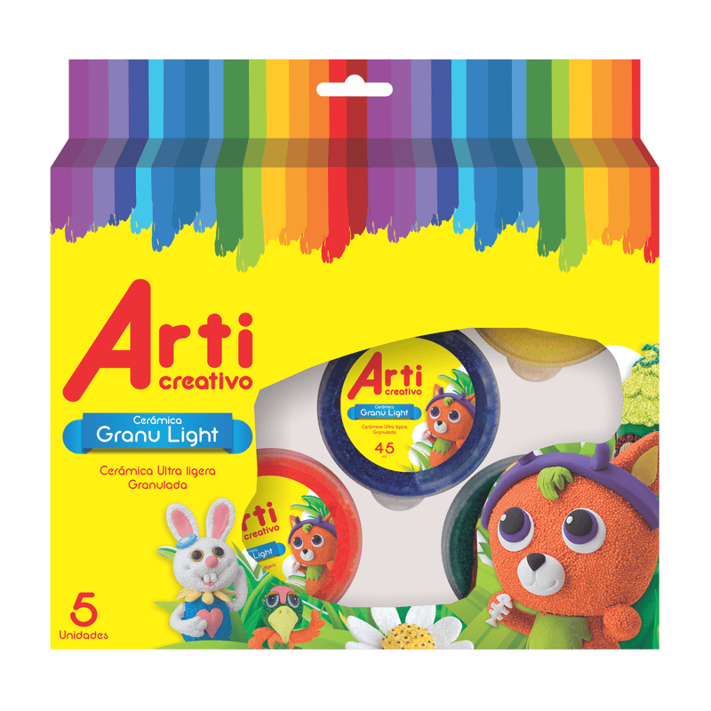 Ceramica Granu Ligth Arti Creat (Tac019) (5X20G) Colores