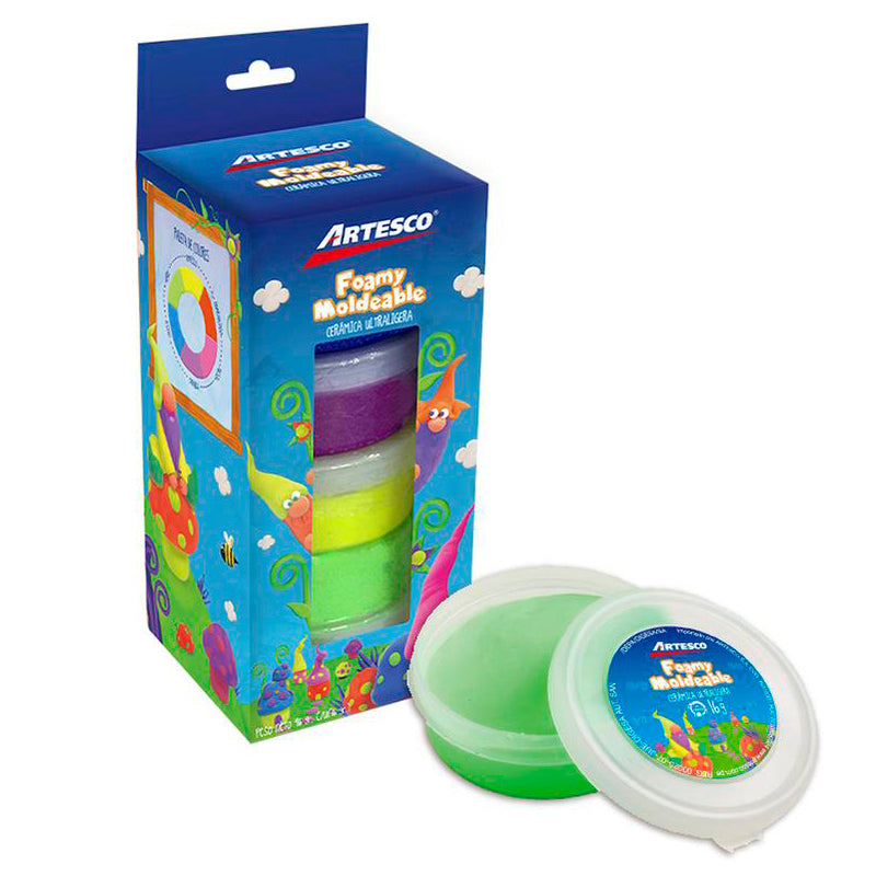 Ceramica Ultra Ligera Artesco Colores Neon 16Gr (X6)