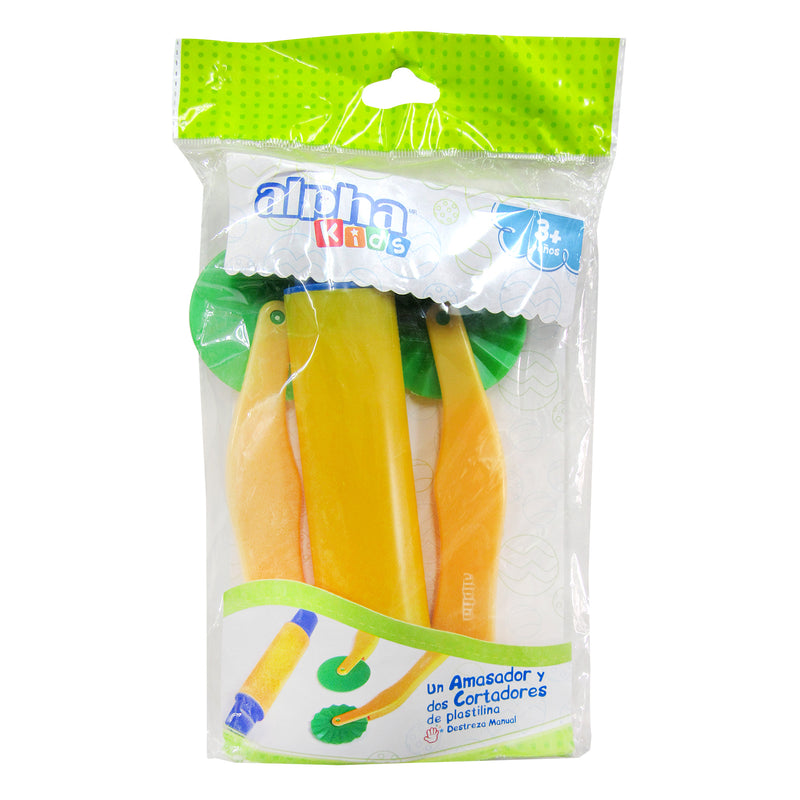 Rodillo Alpha (40000) D/Plastico Amasador+Cortador X3
