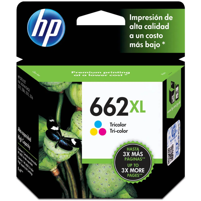 Cartucho de Tinta HP 662XL Tricolor
