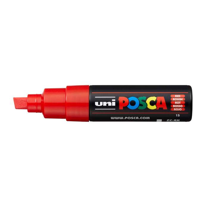 Marcador Uni Posca (Pc-8K) P/Biselada 8.0Mm Rojo*