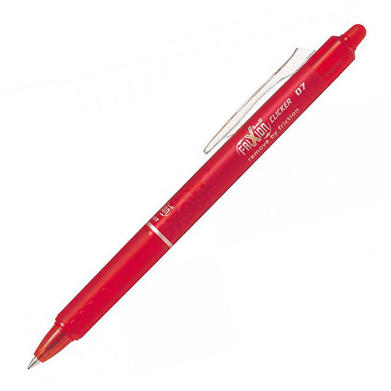 Bolígrafo Pilot Frixion Clicker (Blrt-Fr7) Borrable 0.7 Rojo (blister)