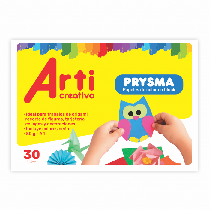 Block Arti Creativo Arco Iris A4 (Tac158) Prysma (30 Hjs)