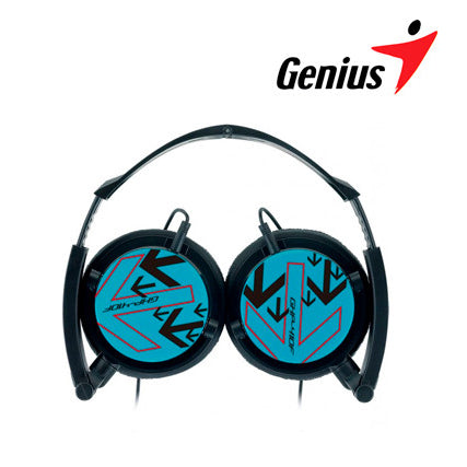 Audifono Genius Ghp-410f Plegable Azul/Negro