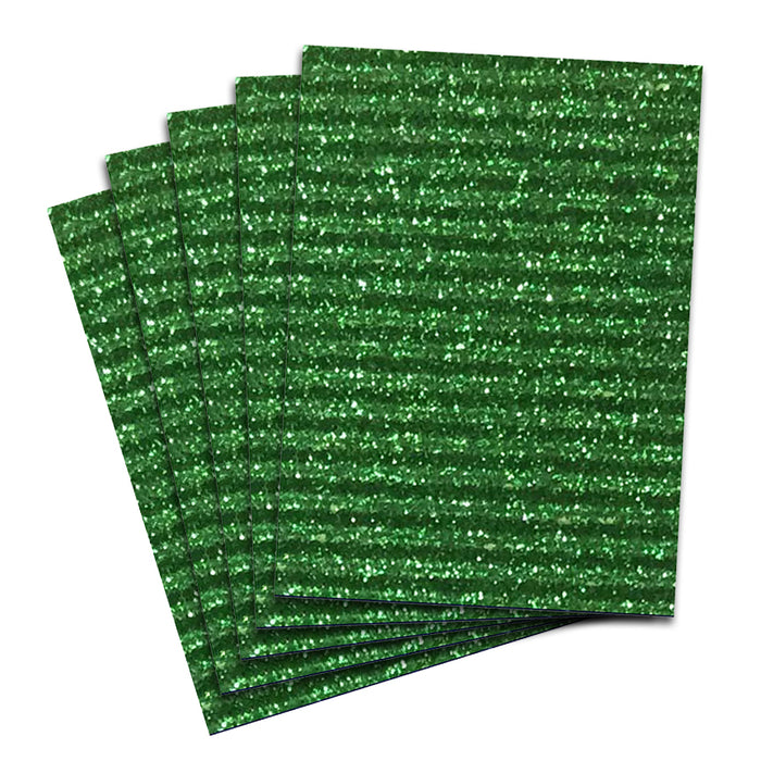 Carton Corrugado Escarchado A3 Verde (X5)
