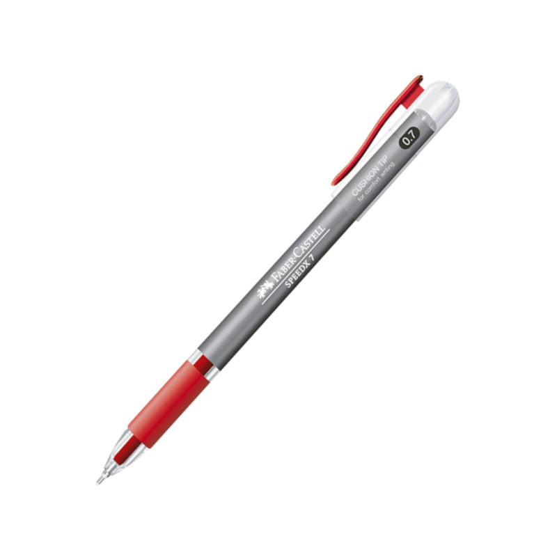 Boligrafo Faber T/Liquida (Speedx7) P/Fina 0.7mm C/Grip Rojo