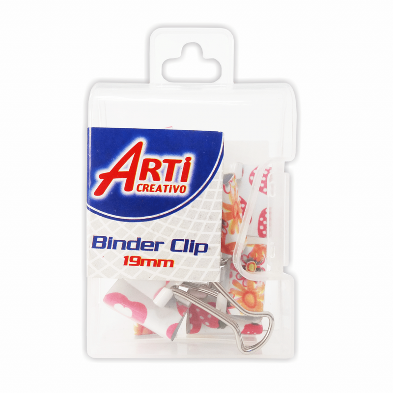 Binder Clips Arti Creat De Metal 19Mmx8Und (Tac201005)Colores