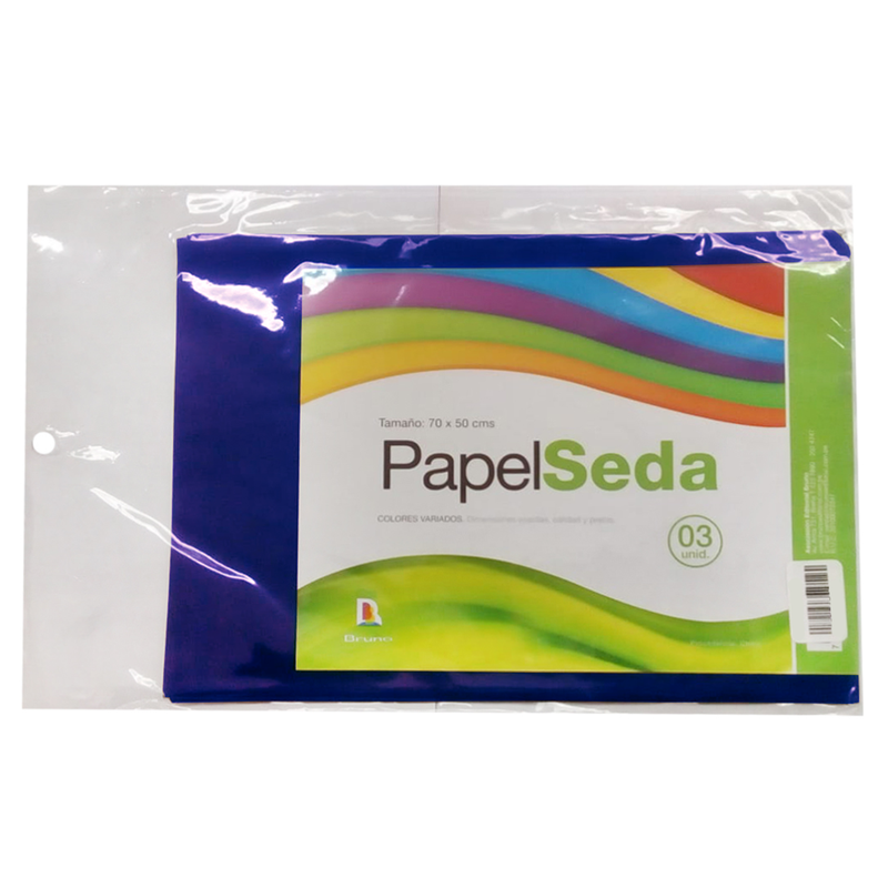 Papel  Seda (X3) Azul