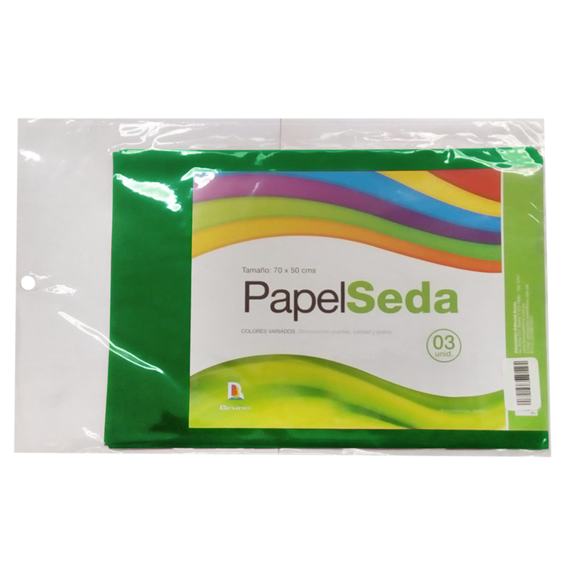 Papel  Seda (X3) Verde