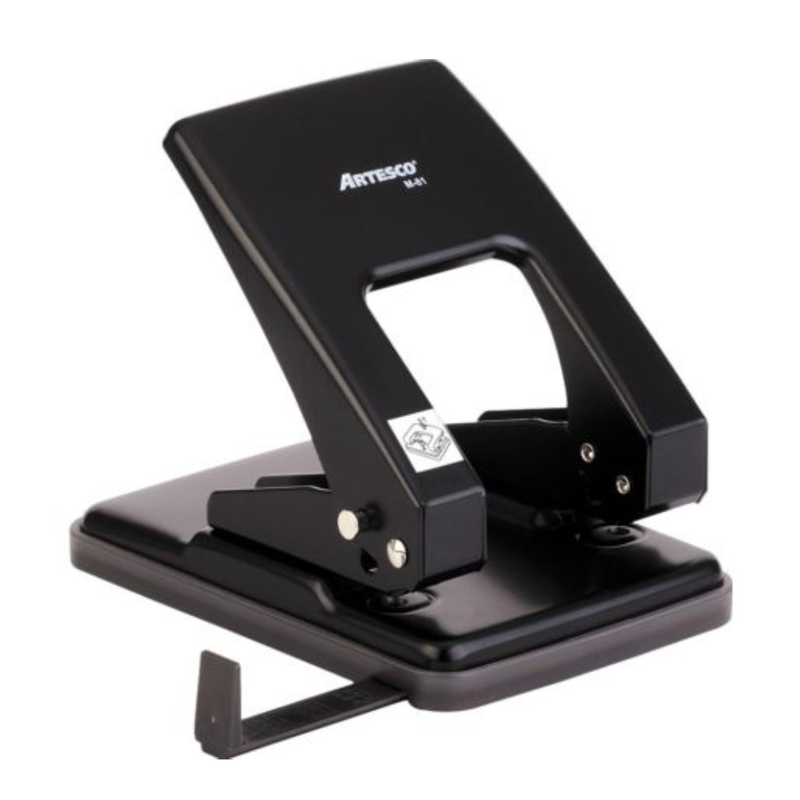 Perforador Artesco D/Metal (M-81) 2 Huecos Negro ( 40 Hjs)