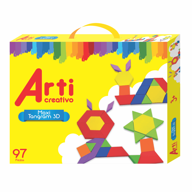 Juego Didáctivo Arti Creativo Maxi Tangram 3D