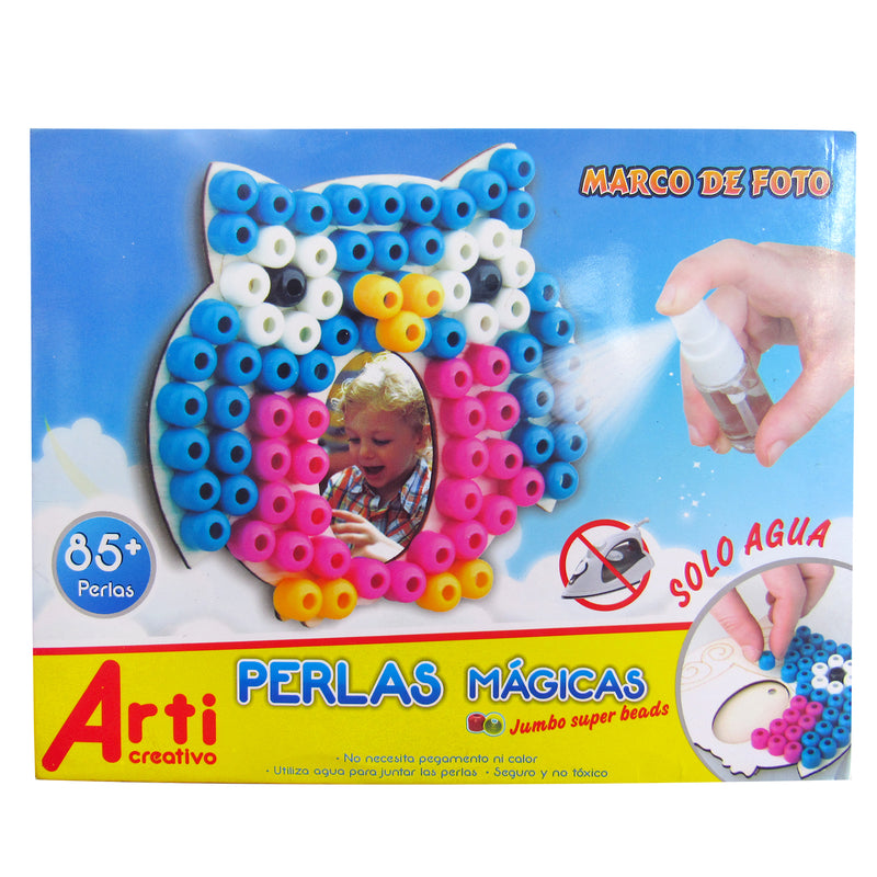Juego Didáctico Arti Creativo Perlas Magic Buho x85