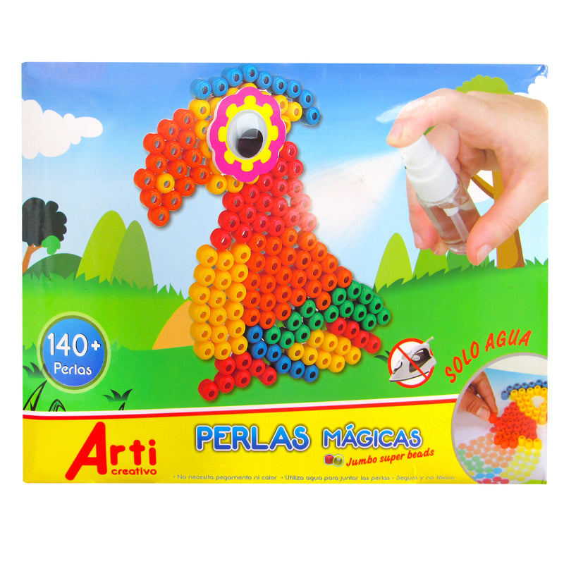 Juego Didactico Arti Creat(Tac036-6) Perlas Magicas Loro X140