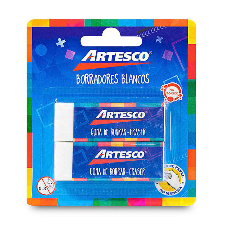 Borrador Artesco(16072001)  Blanco Grande X2 Blis