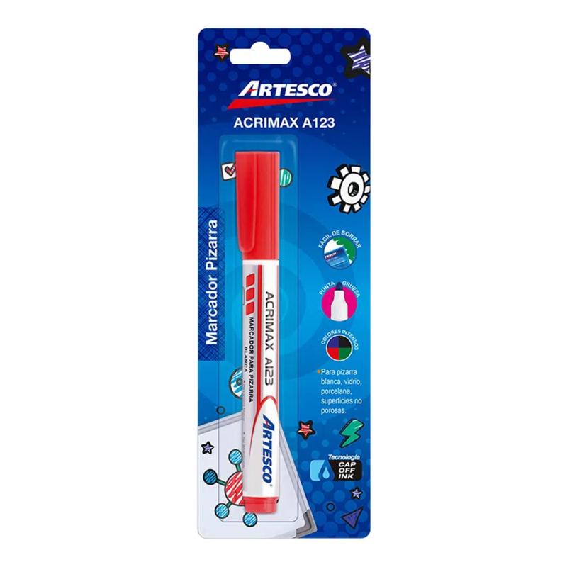 Plumon Artesco (17367227) Acrimax A123 Rojo Blis (X1)