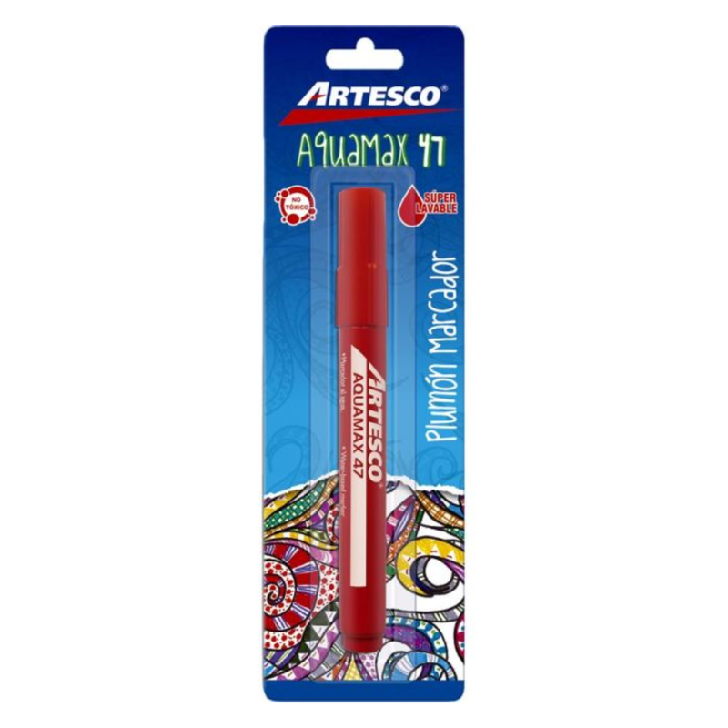Plumon Artesco (17367248) Aquamax 47 Rojo Blis (X1)