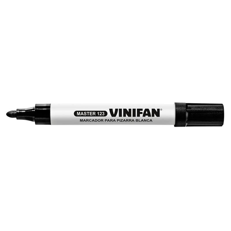 Marcador Vinifan Master 123 Para Pizarra Negro