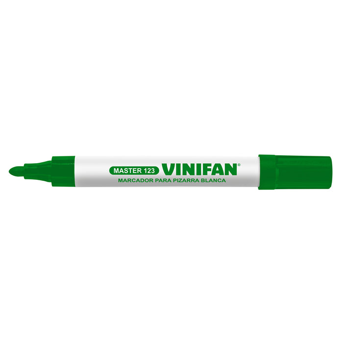 Marcador Vinifan Master 123 Para Pizarra Verde