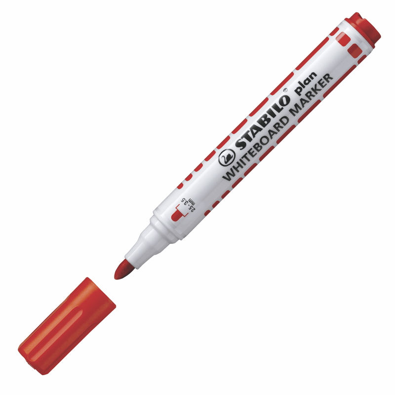 Marcador Stabilo Plan Rojo Para Pizarra Acrilica 641/401