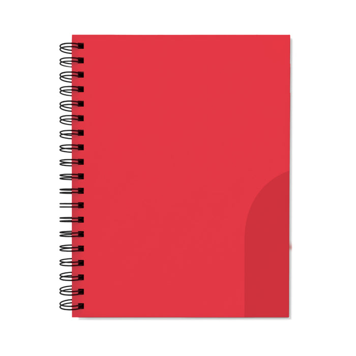 Cuaderno Gnottas Espiral A4 Tapa Dura Unicolor (160Hjs) Cuadriculado