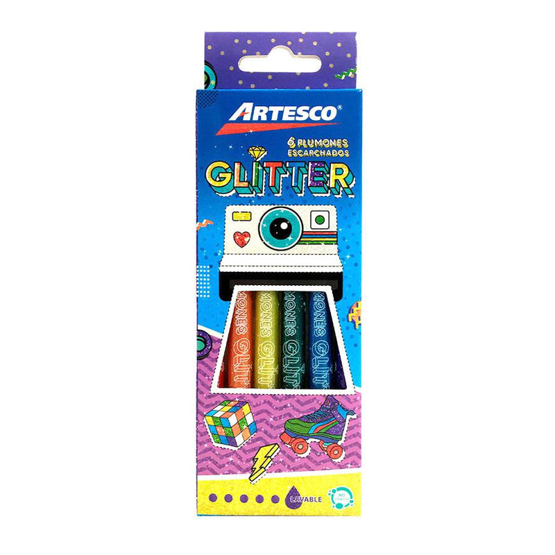 Plumon Artesco (07013900) Escarchados Glitz (X6)