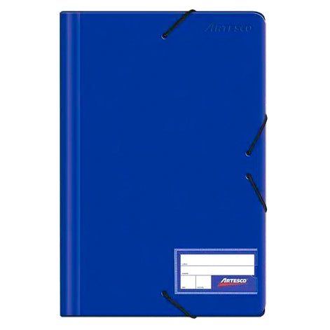 Folder Artesco D/Plast C/Liga C/Entero Azul + Fast Plast