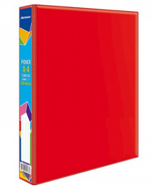 Pioner Artesco Escolar A4 2 Anillos 25Mm (250Hjs) Rojo
