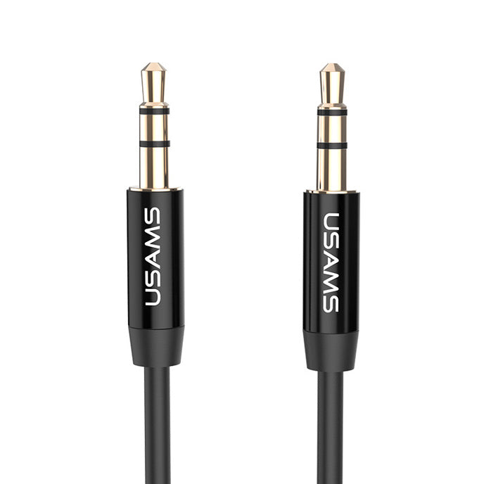 Cable Audio Usams Usb Auxiliar (Yp-01) Negro