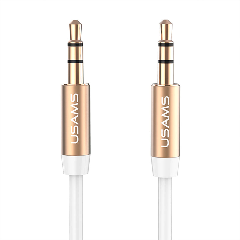 Cable Audio Usams Usb Auxiliar (Yp-01) Blanco