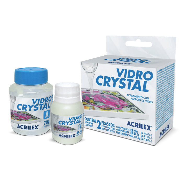 Kit Varniz Vidro Crystal (18400) 2 Componentes 100Ml