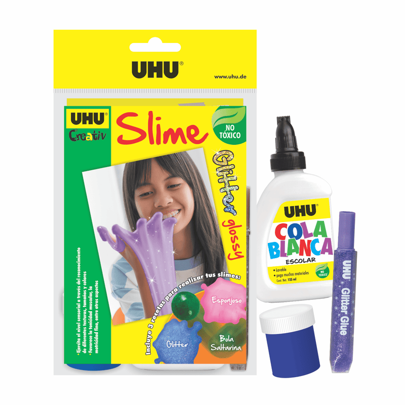 Pack Slime Uhu Cola + Glitter + Tempera (Tpeslime-1)