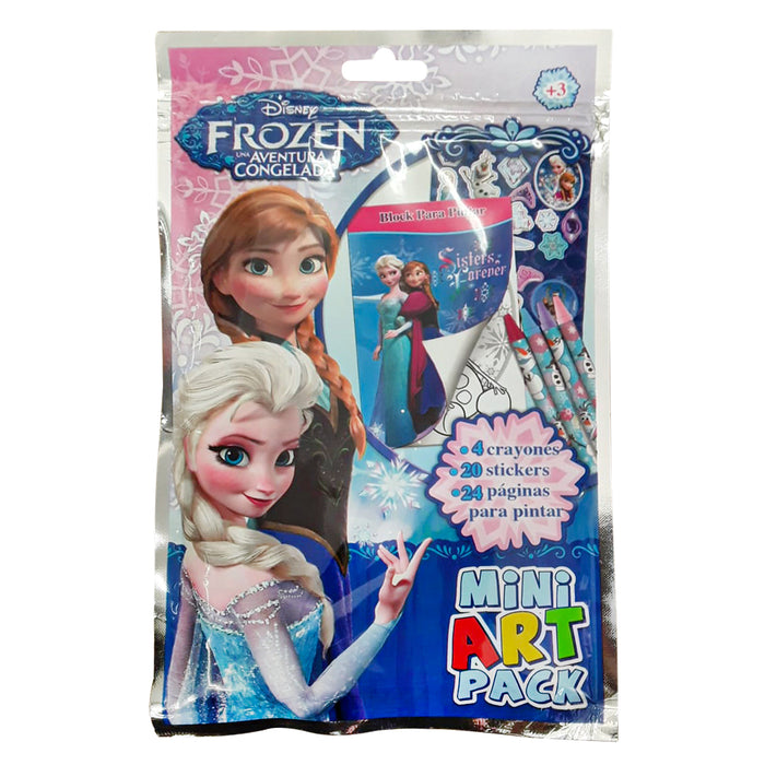 Cuaderno para colorear Mini Art Frozen