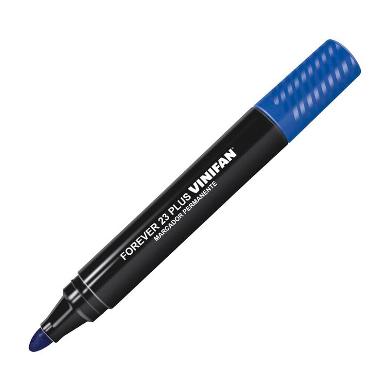 Marcador Vinifan Permanente (76082) Forever 23 Plus Azul  Blis