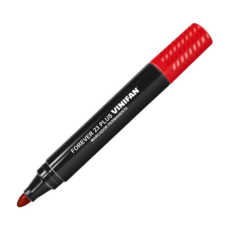 Marcador Vinifan Permanente (76083) Forever 23 Plus Rojo  Blis