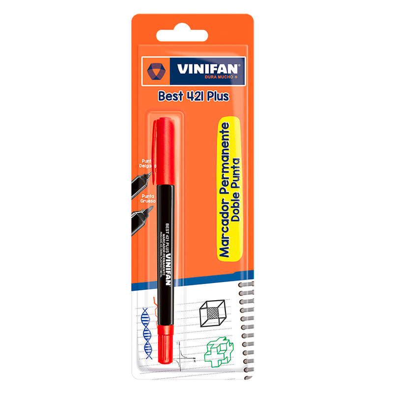 Marcador Vinifan Perm Cd-Dvd Best Plus 421 De Punta Ro Blis