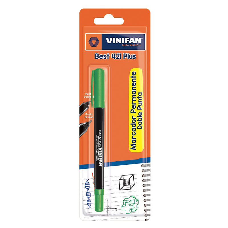 Marcador Vinifan Perm Cd-Dvd Best Plus 421 De Punta Vd Blis