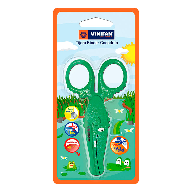 Tijera Vinifan Kinder (79052) Cocodrilo